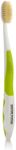 New Mouth Watchers Antimicrobial Toothbrush with Flossing Bristles, Adult Green