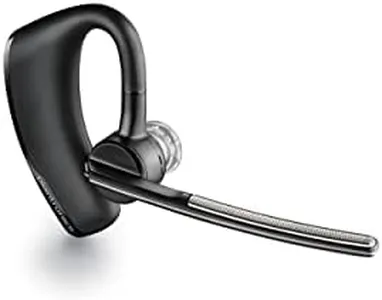 Poly Voyager Legend Wireless Headset (Plantronics) - Single-Ear Bluetooth w/Noise-Canceling Mic - Voice Controls - Mute & Volume Buttons - Ergonomic Design -Connect to Mobile/Tablet via Bluetooth -FFP