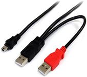 StarTech.com 1 ft USB Y Cable for E