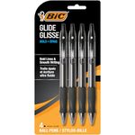 BIC Velocity Bold Ball Pen, 1.6mm, Black, 4ct (VLGBP41-Blk)