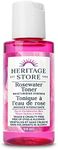 Heritage Store Rosewater Facial Toner | Tones and Refines Pores | Vegan & Cruelty Free | Free of Dyes & Alcohol |59 ml, Clear