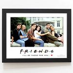 Craftolive Classic FRIENDS Frame, Friends TV Series Framed Poster for Wall Decor, Room Decor, Home Decor, Gift Framed Poster, Wall Frame