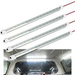 WELLUCK 12V Interior LED Light Bar, 700LM 3W DC 12V LED Light Strip with Switch for Car, Trailer, Truck Bed, Van, RV, Cargo, Boat, Cabinet, Slim Enclosed Trailer Lights Fixture, 12 Volt Led Lighting