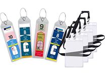 Cruise Luggage Tag Holder Zip Seal & Steel - Royal Caribbean & Celebrity Cruise (8 Pack + 4 ID Holders)