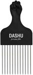 DASHU Classic Styling Pik | Rust Resistant Metal Hair Pick Comb for Full Volumizing Effect | Durable Hair Picks | Hair Pick Styling Comb (6.69 Inches)