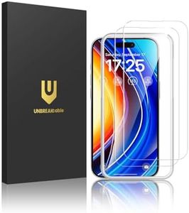 UNBREAKcable 2-Pack Screen Protector for iPhone 14 Pro, Military-Grade Shatterproof Tempered Glass [9H+ Hardness] [Easy Installation Frame] [99.99% HD Clear] for Apple iPhone 14 Pro