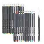 24 Fine Point Markers Colored Pens,
