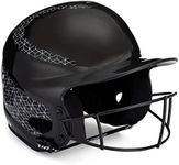 RIP-IT | Vision Classic 2.0 Softball Batting Helmet | Black Pinstripe | Lightweight Women's Sport Equipment