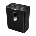 Fellowes Powershred FS-6C 6 Sheet Cross Cut Personal Shredder for Home and Office Use - 15 Litre Bin - Security Level P4 - Amazon Exclusive, Black, Standard