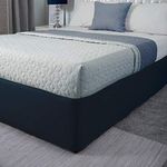 Belledorm Jersey Base Wrap - 15" Deep - Transform a drab looking bed base (Navy, Double)