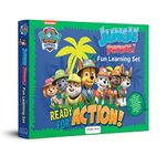 Nickelodeon Paw Patrol - Jungle Patrol! : Fun Learning Set (With Wipe And Clean Mats, Coloring Sheets, Stickers, Appreciation Certificate And Pen)