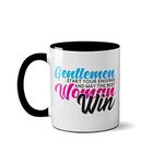 Gentlemen Start Your Engines Mug - Drag TV Queen Race Unisex Quote Cup Present (Black Handle)