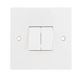 2-Way Double White Light Switch