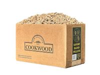 NEW ENGLAND COOKWOOD Gourmet BBQ Pellets: Savory Hardwood Blend - 12lbs. ~535cuin Premium 100% Hardwood Pellets for Grills, Smokers and Ooni, Solo, Bertello Pizza Ovens