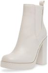 Steve Madden Women's Triple Chelsea Boot, Bone Leather, 8.5