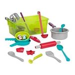 Battat – Cooking Set – Pretend Play Toy Dishes Set - Plastic Kitchen Toys for Toddlers 3 Years + (21-Pcs)