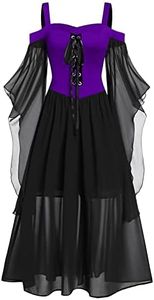 TWGONE Halloween Costumes for Women - Bridgerton Dress Sexy Maid Costume Sally Cosplay Renaissance Corset A
