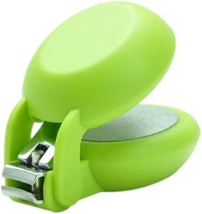 HARAC Colorful Thick Nail Clipper for Both Fingernail and Toenail (Green)