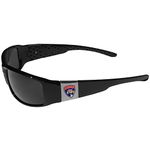 NHL Siskiyou Sports Fan Shop Florida Panthers Chrome Wrap Sunglasses One Size Black