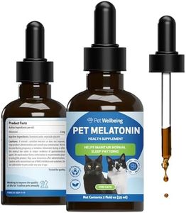 Pet Wellbeing Pet Melatonin for Cats - Vet-Formulated Holistic Feline Sleep Support - Healthy Sleep Patterns, Circadian Rhythm Balance - Cat-Safe Liquid Melatonin Supplement 2 oz (59ml)