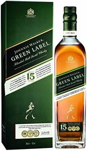 Johnnie Walker Green Label | Blended Scotch Whisky | 43% vol | 70cl | Enjoy Neat Or In Drinks | Single Malt Whiskies Matured At Least 15 Years | Great For Gifting | With Gift Box