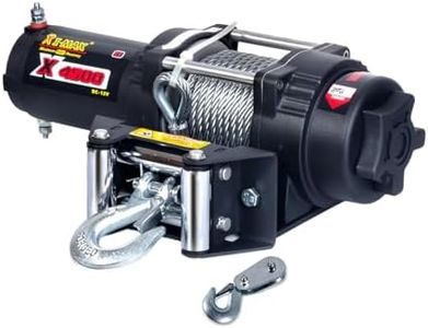 12V 4500LBS / 2041KGS Electric Winch with Steel Cable for ATV 4WD 4x4 Boat Truck Trailer Gate