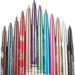 Chargenyang 12 PCS Colorful Eyebrow Pencil Eyeliner Eyebrow Lip Liner Pencil Pen Makeup Cosmetic Set Kit Tool