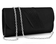 TINDTOP Clutch Purses for Women Handbags for Formal Wedding Evening Party Cocktail Prom Crossbody Shoulder Envelope Bag