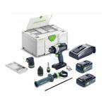 Festool Cordless Percussion Drill TPC 18/4 5,0/4,0 I-Set QUADRIVE