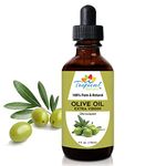 Extra Virgin Organic Olive Oil 4 oz - Cold Pressed Unrefined - Use For Face, Baby Skin, Hair, Food Grade