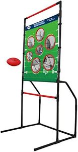 Sport Squad Endzone Challenge 2-in-1 Football and Flying Disc Toss - Backyard and Lawn Game for Indoor and Outdoor Use - Practice your Throwing Skills with this Football Target Carnival Game