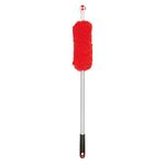 OXO Good Grips 3-in-1 Extendable Microfiber Long Reach Duster with Interchangeable Heads, 8 ft,