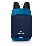 PAZZO Small Bag For Daily Use - 1 Compartment Mini Backpack For Hiking Camping Rucksack (Blue, 12)