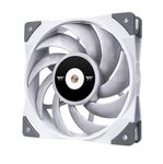 Thermaltake ToughFan 12 White High Static Pressure 2000 PWM, Metal-Reinforced Motor Hub, Gen.2 Hydraulic Bearing 120mm Case/Radiator Fan, Single Pack, CL-F117-PL12WT-A