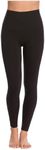 Spanx Leggings for Women Look at Me Now Seamless Leggings, Very Black, S