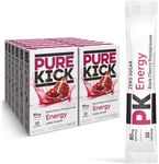 PURE KICK Energy Singles To Go Drink Mix, Black Cherry Pomegranate, Includes 12 Boxes with 6 Packets in each Box, 72 Total Packets