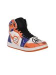 Fans Army Men's DBZ Goku Anime High-Ankle Casual Sneakers (DBZ-UK-10) Orange