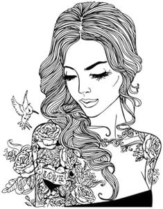 Briartw Rose Girl Clear Stamps for Card Making,3x4 inch Silicone Stamp for DIY Craft Gifts Scrapbooking Paper Photo Album Card Decoration