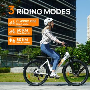 URLIFE 26" Electric Mountain Bike – Black
