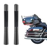 StickyDeal 2-Pack 4.7 inch Motorcycle Antenna Replacement for Harley Davidson Motorcycle 1989-2021 Touring Electra Glide Road Glide Tour Ultra Classic