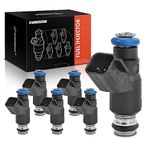 A-Premium Fuel Injectors Compatible with Chevrolet Malibu/Uplander 2006-2009, Impala 2006-2010, Monte Carlo & Buick Terraza, Lucerne & Pontiac G6, Montana & Saturn Relay, Aura, Vue 6-PC Set