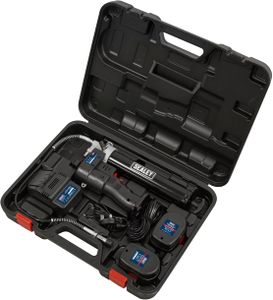 Sealey 12V Cordless Grease Gun – Portable Battery-Powered Tool