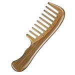 Aroma Sandalwood Comb Anti-Static Comb Wide Tooth Hair Comb for Curly Wet Hair Women and Men