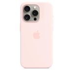 Apple iPhone 15 Pro Silicone Case with MagSafe - Light Pink ​​​​​​​