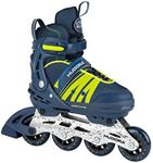 HUDORA Inline Skates Comfort - Inline skates for children & teenagers in various sizes Roller skates adjustable in width & length up to 6 sizes - Breathable leisure inline skates