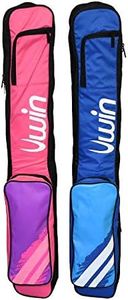 New 2020 Uwin Hockey Bag - Multi Stick Bag - Extra Pockets - Carry Strap - Blue, Pink (Royal/Aqua/Charcaol)