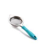 Crystal-Mka113 Medium Stainless Steel Strainer,9.4L X 3.7W X 1.9H Centimeters, Multi-coloured