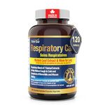 Herba Lung Supplement with Mullein Leaf Extract for Lung Cleanse and Detox – 120 Capsules | Mucus and Phlegm Relief | Made in Canada | Respiratory Care
