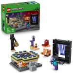 LEGO Minecraft Nether & End Portal Journey - Gaming Merchandise Set - Building Toy Gift - 21584