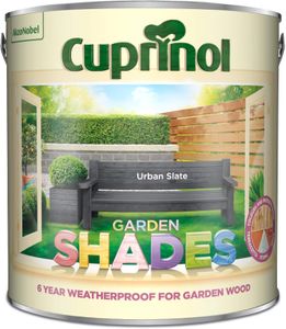 Cuprinol Garden Shades Paint, Urban Slate, 2.5L Exterior Wood Finish
